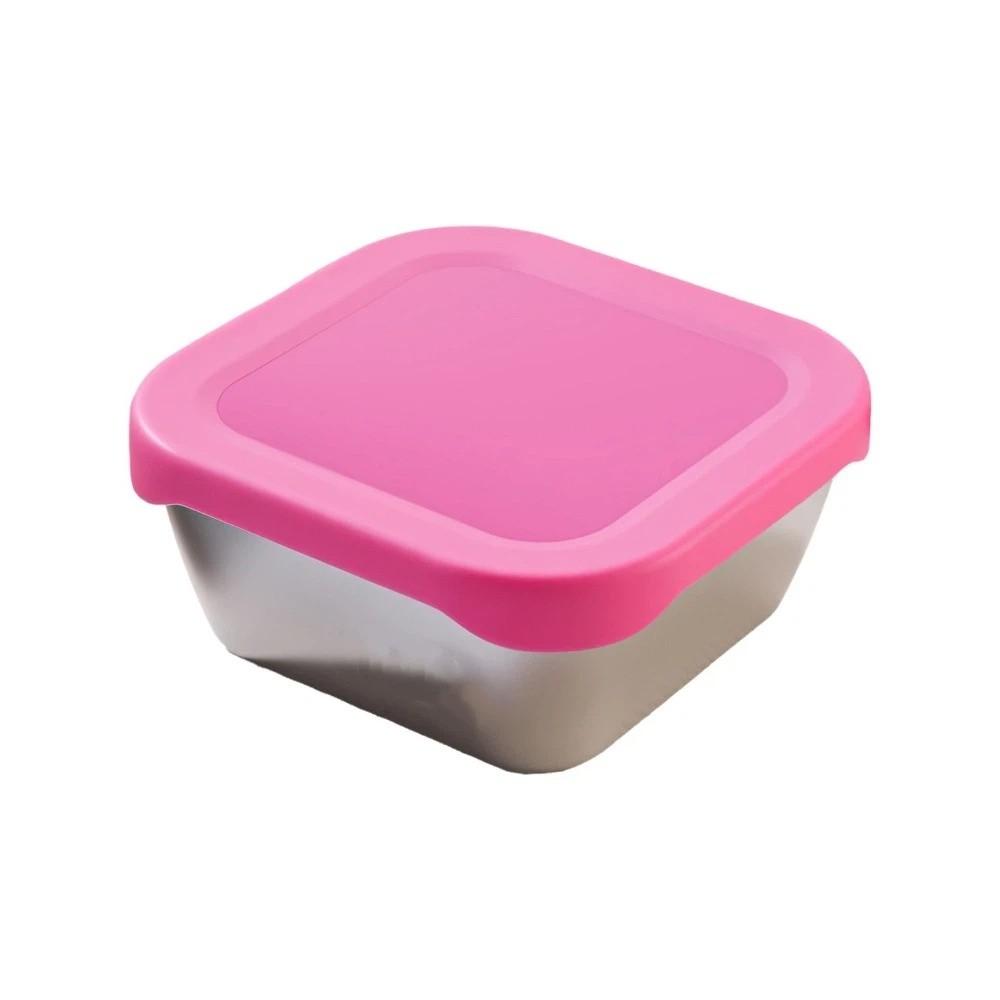 Silicone Lid Food Storage Container Stackable Meal Prep Container Refrigerator Storage