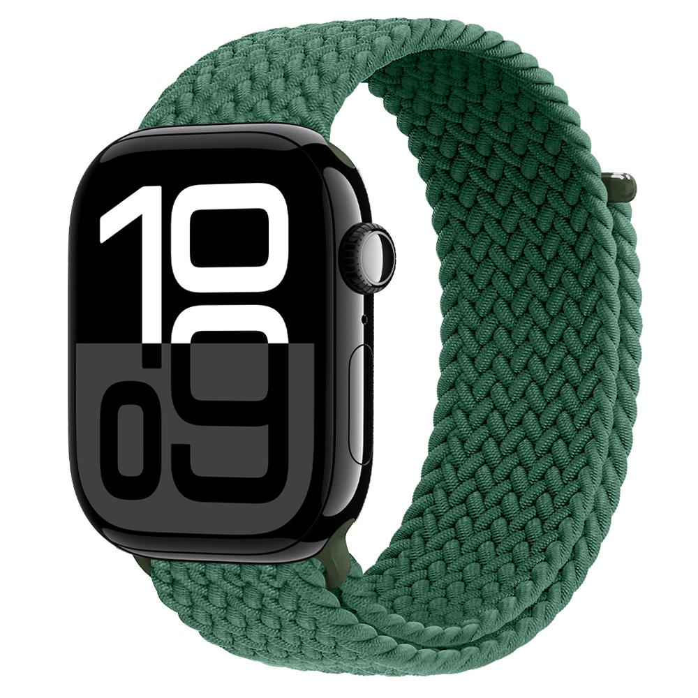 Плетеный ремешок для Apple watch 10 11 Ремешки 46мм 45мм ultra2 49мм 44мм 40 41мм 42мм correa bracelet iWatch series 9 8 7 3 5 4 se 6