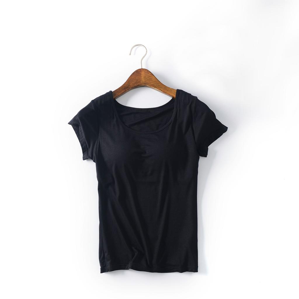 Женская однотонная рубашка на грудь с чашечкой и йогой, женская майка, нижнее белье