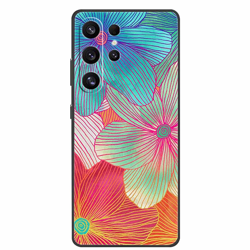 Для Samsung Galaxy S26 Ultra Чехол Защитная Силиконовая Задняя Крышка Чехлы Для Samsung S26 Ultra Животное Телефон Funda S 26 Ultra Coque