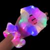 Светящийся LED Большой Кишечник Кольцо для Волос Прыгающий Ди Электрический Слог Эластичный Мигающий Аксессуар для Волос Блестящий Поддерживающий Ободок