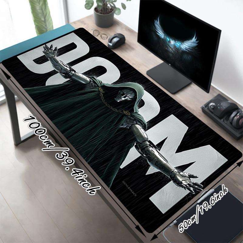 Doom Lord Xl Gaming Mouse Pad Nonslip Rubber Base Stitched Edge Waterproof Desk Mat For Pc Laptop Gamer Office Computer Accessories C9293