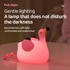 Pink Flamingo Night Light Rechargeable LED Romantic Atmosphere Light Three Levels of Brightness Adjustment Bedroom Bedside Lamp