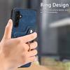 D4 For Samsung Galaxy A34 5G Case RFID Blocking Card Slots Retro Leather+TPU Phone Cover