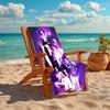 1pc Prince1 Beach Towel, Comfortable and Thick, and Swimming/Bath/Picnic/Camping Towel, Suitable for Seaside Beaches