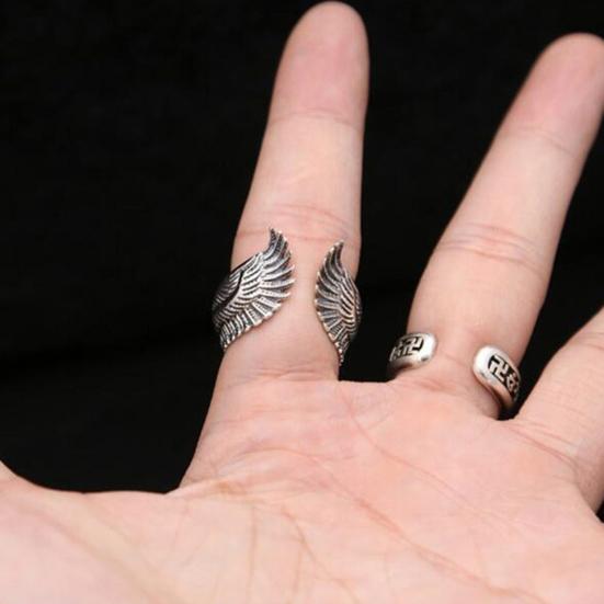 Ring Vintage Eagle Ring Shape Men