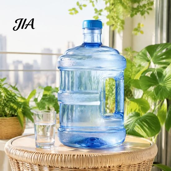 Пластиковый кувшин для воды пищевого качества с ручкой и крышкой, многоразовый диспенсер большой емкости, прозрачная бутылка с удобной ручкой для дома и офиса