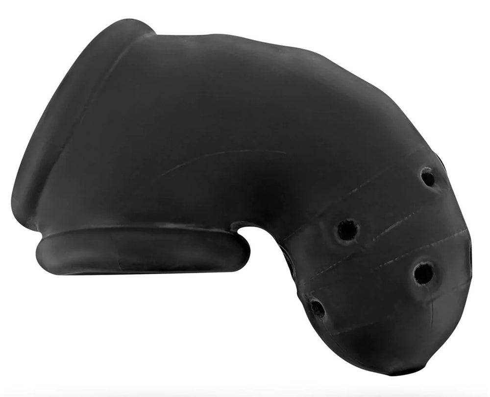 Cage de chasteté Airlock 10 x 2.5 cm Noire - Oxballs - Cages de Chasteté