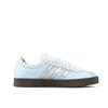 Adidas Vl Court Classic Light Cloud Edge, Shopping Bag Included Breathable Low top Skateboard Shoes Unisex Silver Blue JS3003(Team920-BOX2)