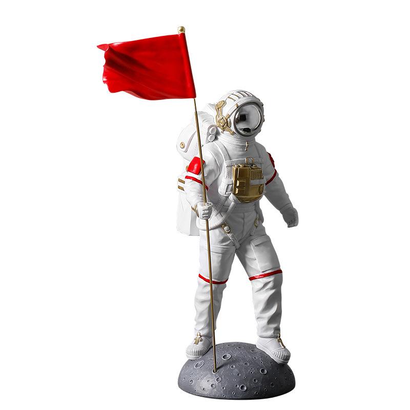 Креативный красный флаг астронавт украшение гостиной винный шкаф простое украшение для дома украшение рабочего стола офиса