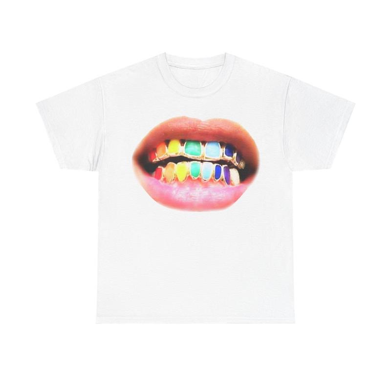 Vintage Rainbow Grill Lover Graphic Unisex T-shirt