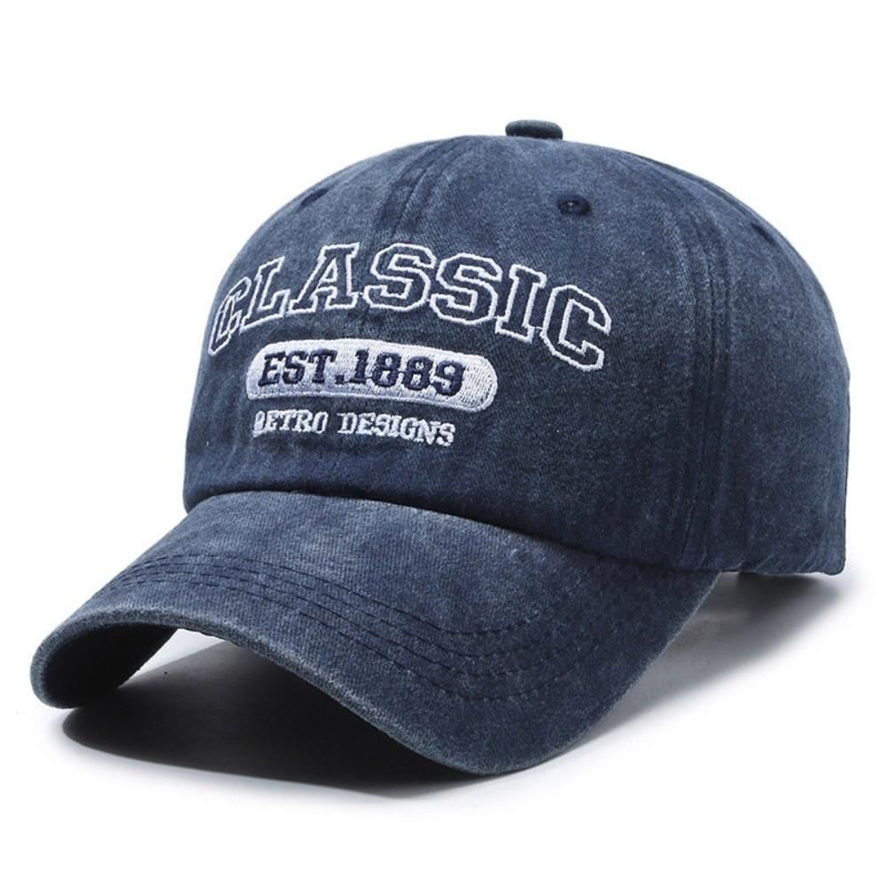 Visor Peaked Cap Classic EST.1889 Sunscreen Hats Fashion Casquette For Man Women