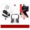 Bike Front Rear V Brake Set Aluminum Alloy Mountain Road Bike V Brake Set Riding Accessories Black