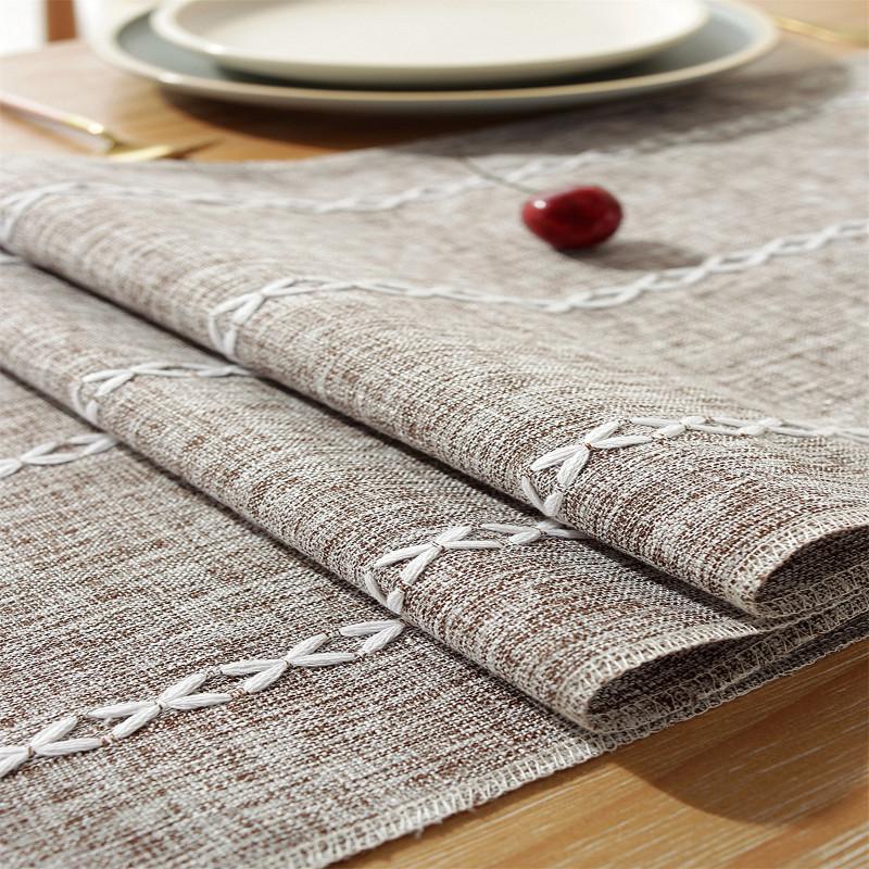 Скатерти ручной работы в деревенском стиле, чехол для стола с кисточками для свадьбы, свадьбы, ребенка