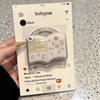 Корейское милое 3D зеркало для макияжа в виде книги для Magsafe держателя Griptok, подставка-кольцо для пальца телефона, подставка для iPhone 16 для девушек