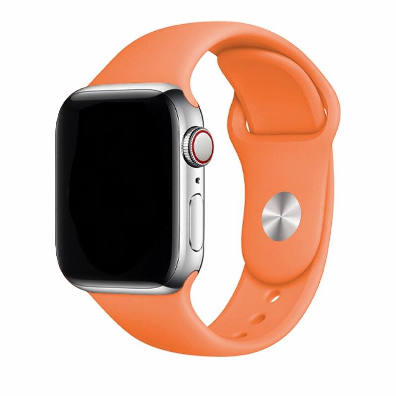 Silicone Strap For Apple Watch Band 44mm 49mm 45mm 41mm 40mm 42mm 38mm Bracelet Iwatch Series 9 7 Se 3 4 5 6 8 Ultra2 Band