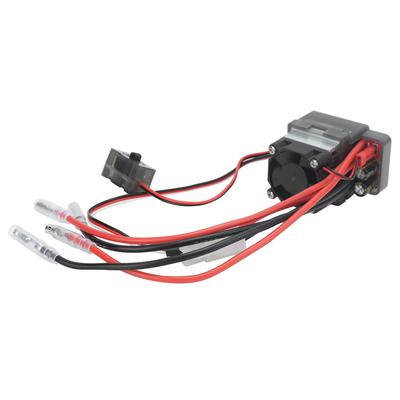 RC Бесколлекторный Двигатель и ESC RC 360A Водонепроницаемый Коллекторный ESC с Радиатором и Охлаждающим Вентилятором для 1/10 RC Краулеров