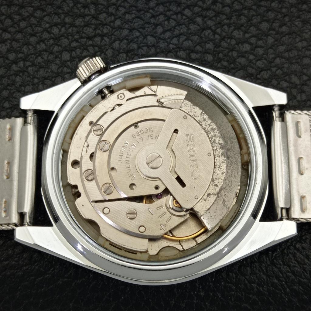 REFURBISHED VINTAGE SEIKO 5 AUTOMATIC 6309A JAPAN MENS ARABIC WATCH a226721-2