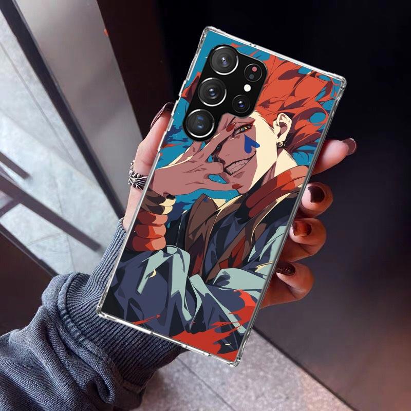 Huner X-Hunters Hisoka Phone Case For Samsung Galaxy S23 S24 S25 Edge S26 Ultra S22 + S21 Plus S20 FE Cover Silicone Print Shell
