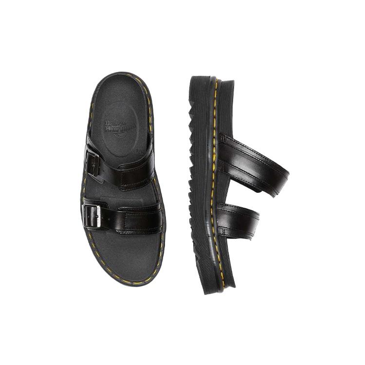 Dr. Martens Кожаные сандалии Myles Brando Черные Мужские 23523001