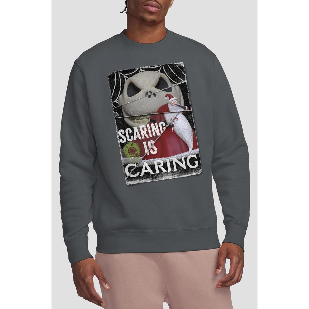 The Nightmare Before Christmas Unisex Adult Scaring Is Caring Sweatshirt