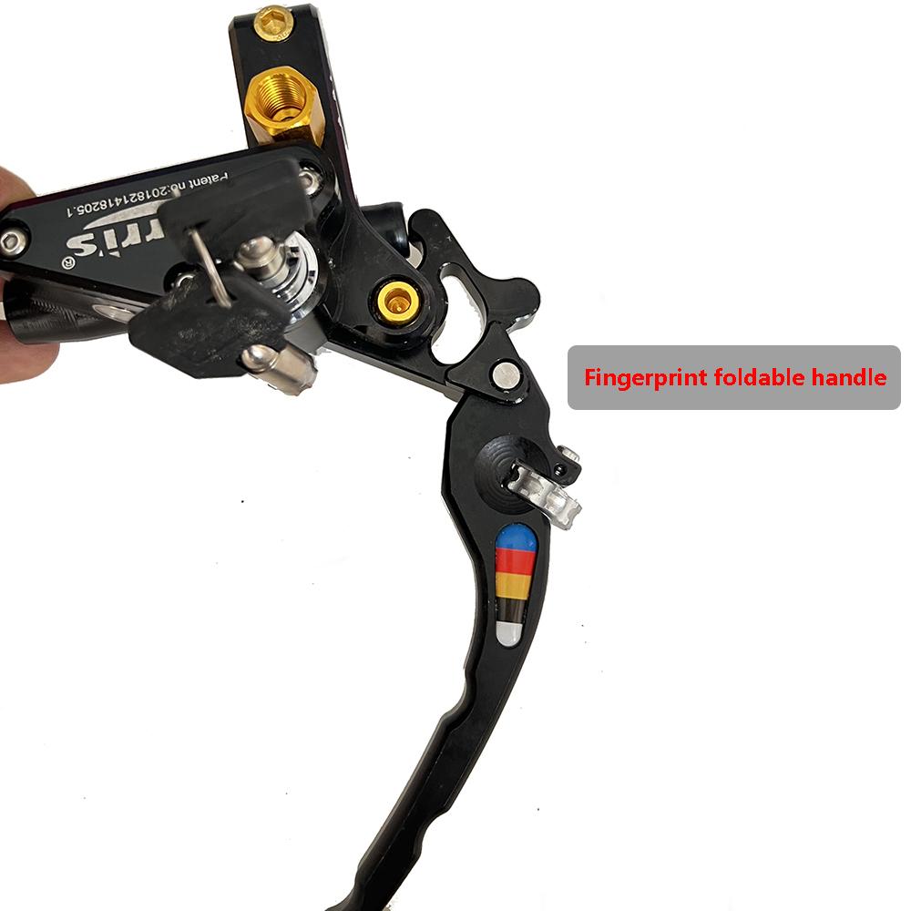 CNC clutch handle hydraulic brake pump with Brake safety lock master cylinder lever universal motorcycle 22mm grip diameter