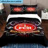3PCS Kaiserslautern Bedding Set,Including 1pc Duvet Cover And 2pcs Pillowcases Perfect for Bedroom, Dormitory, Fan Christmas gift