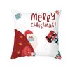 Christmas Pillow Case Cartoon Vent Mask Santa Claus Series Printed Sofa Cushion Pillow Case Home