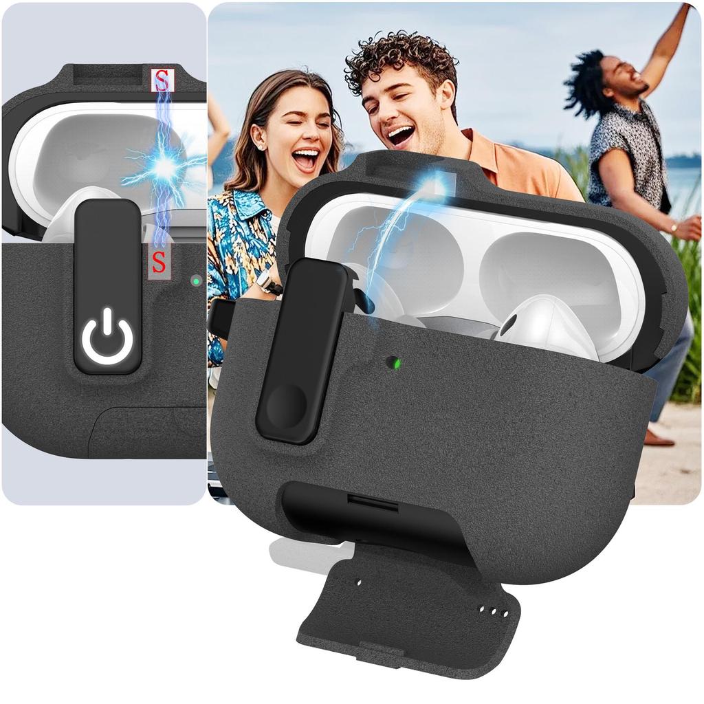 Защитный чехол с откидной крышкой для AirPods Pro 3/2, держатель 4-го поколения, корпус для наушников Apple