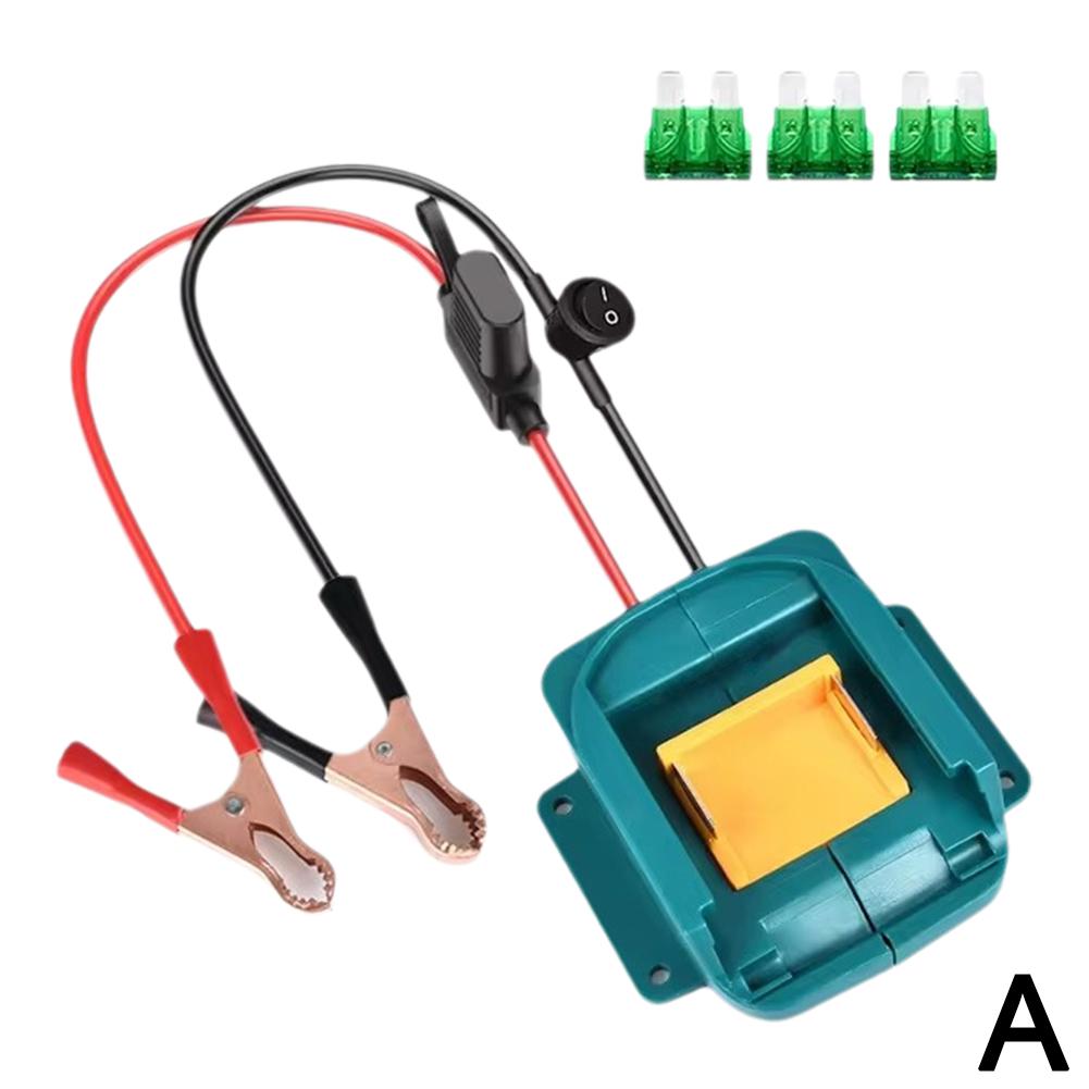 Для Makita//milwaukee 18v литий-ионный аккумулятор автомобильный стартер аварийный комплект питания с предохранителем и выключателем J2z3