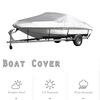 5 Sizes Boat Cover 300D Oxford Fabric Outdoor Protection Waterproof Reflective Anti-smashing Tear Proof Fit Bass Boats 20-22FT