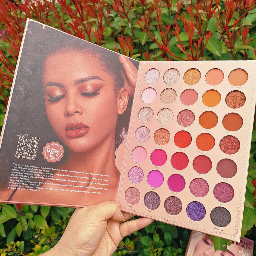 105-цветная палитра теней для век Палитра для макияжа с блестками Палитра для сценического макияжа COS