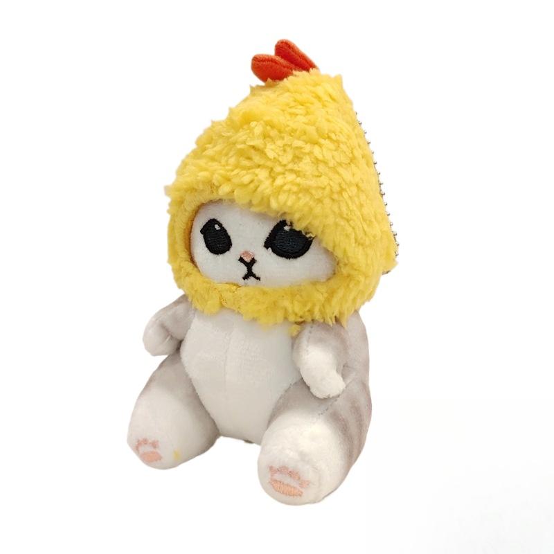 Kawaii Аниме Хобби Темпура Жареные Креветки Акула Кошка Плюшевая Кукла Брелок Мультфильм Милый Подвесной Рюкзак Для Подруги Подарок Рождество