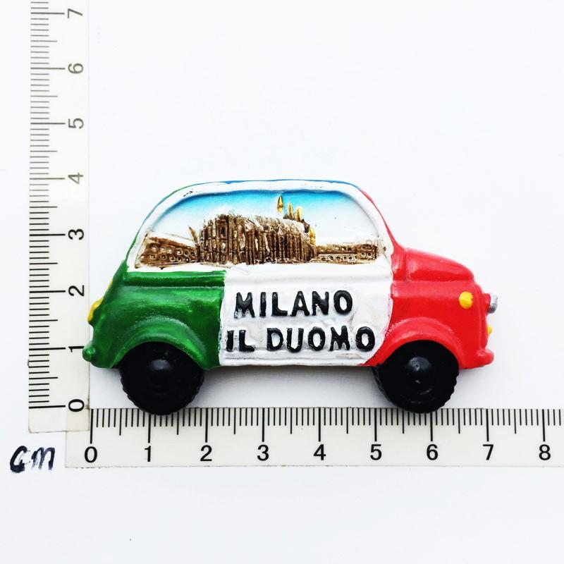 Италия Милан Магнит на холодильник Сувениры Венеция Рим Пиза Флоренция Магнитные магниты Смоляные наклейки на холодильник Украшения для дома Подарки