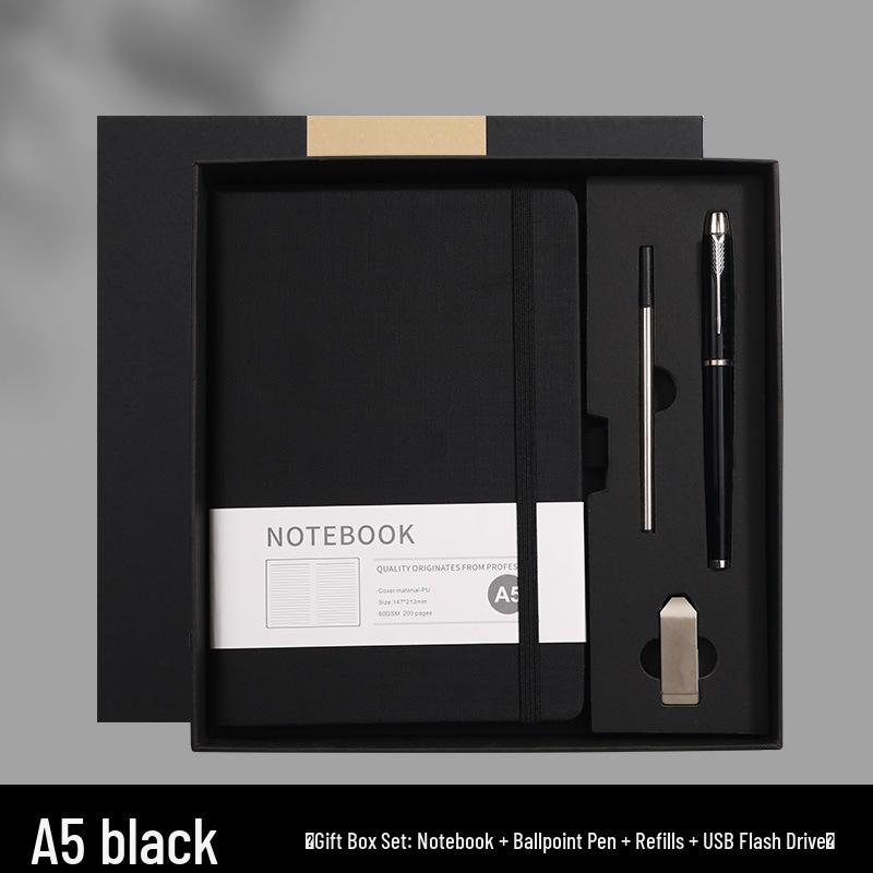 Высококачественный блокнот A5 с индивидуальным дизайном и резинкой для бизнеса и офиса