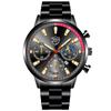 Stylish Simple Watch Men's Stainless Steel Watch Calendar Quartz Watch Men's Personalized Casual Watch