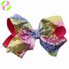 New 20CM Extra Large Glitter Bow Hair Clip for Cheerleading Performance, Kids Hair Accessories, Shiny Hair Bow, Party Headwear, Girls Birthday Gift