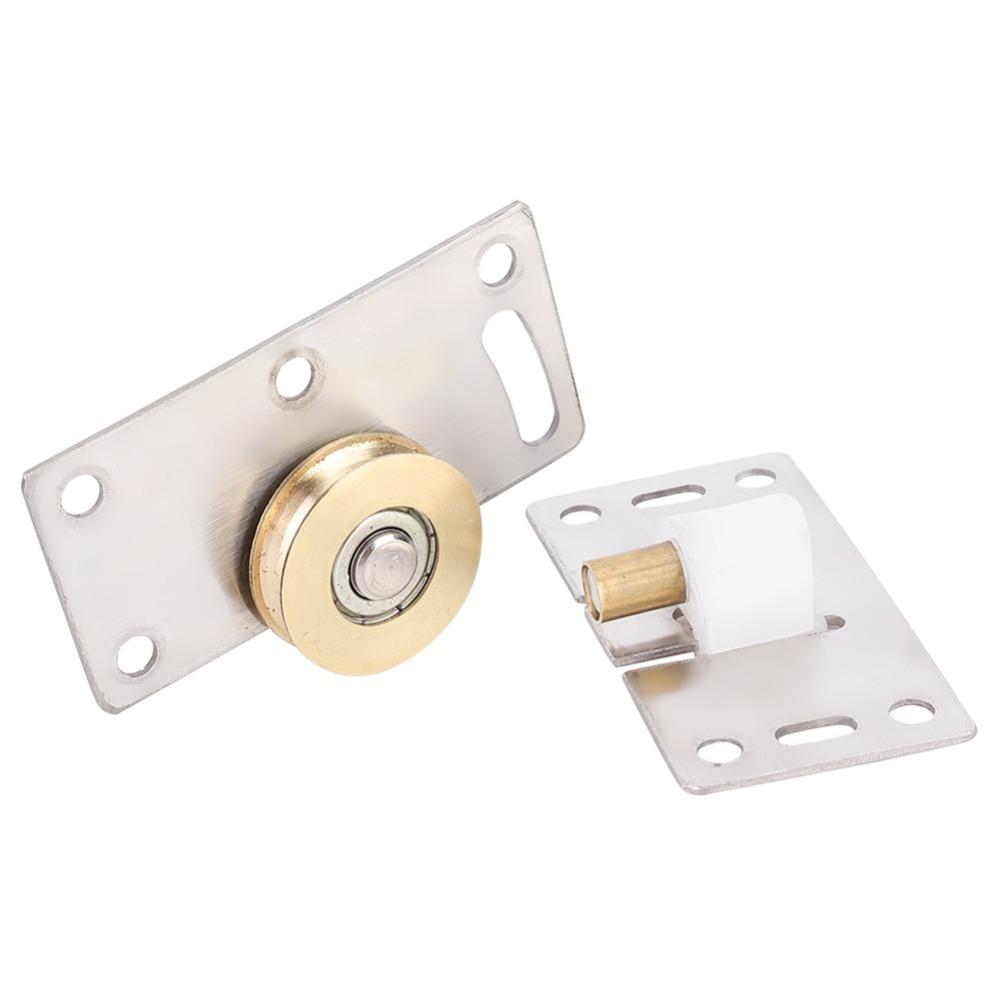 2pcs Smooth Sliding Door Wheel 30mm Wheel Diameter Wardrobe Door Roller Bypass Door