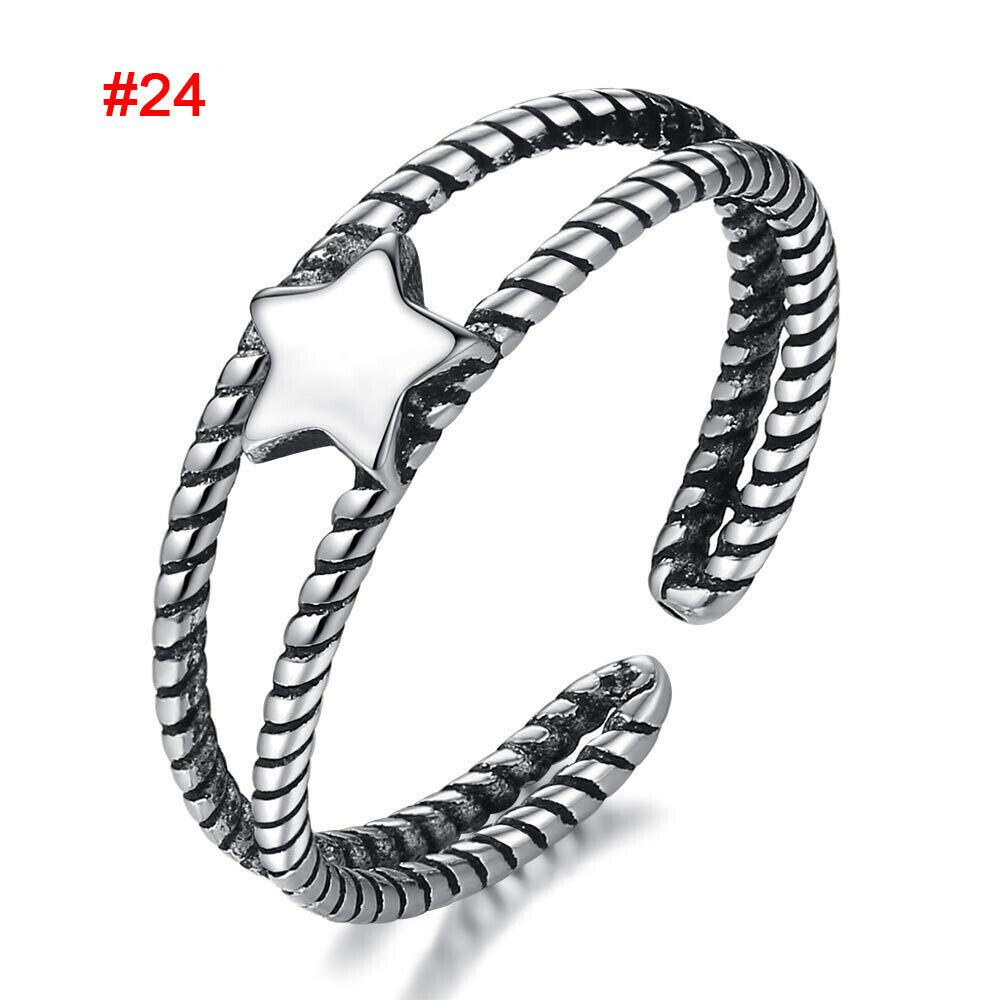 Thumb Rings Ladies Mens Toe Rings Adjustable Open Band Simple Exquisite Womens Ring