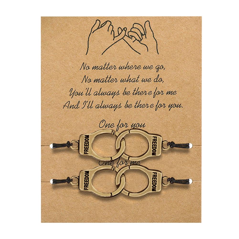 Fifty Shades Inspired Handcuff Bracelet - Fashionable Handmade Couple Bracelet for Women