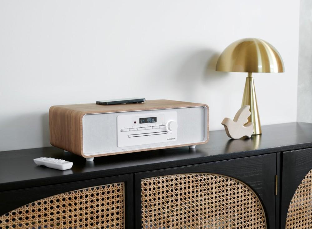 Thomson MIC301IBT - mikro system z radiem FM CD/MP3/USB i Bluetooth - biały, Thomson