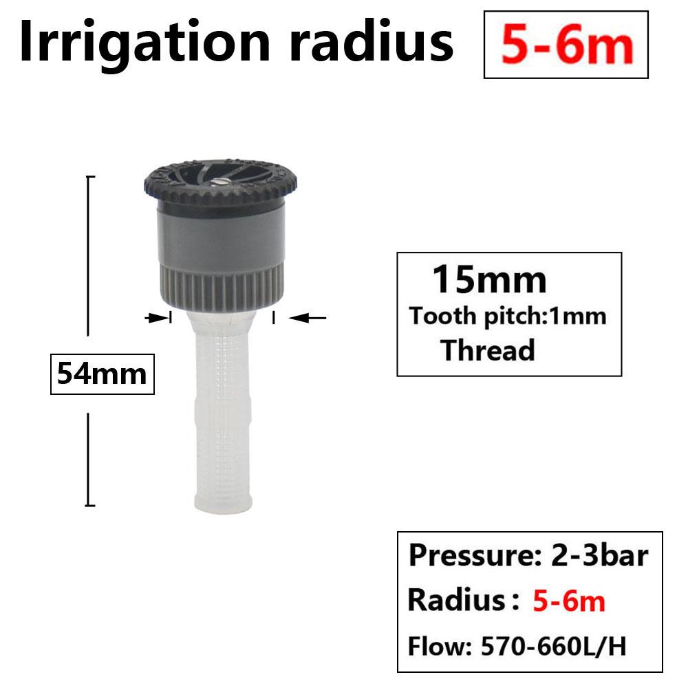 Irrigation Pop-up Sprinklers Replacement Scattering Nozzles 0~360 Degree Adjustable Garden Park Farm Grass Lawn Crops Watering