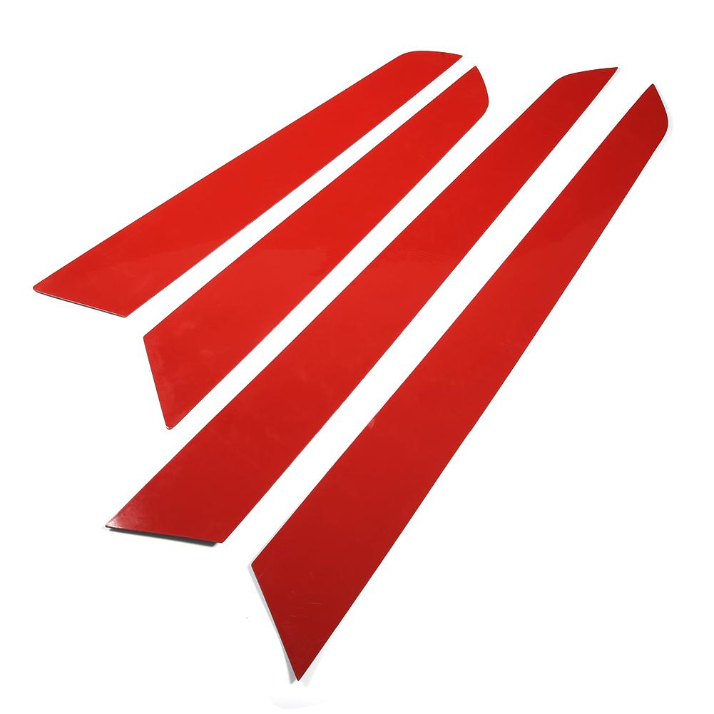 4PCS Interior Door Panel Cover Trim Real Carbon Fiber Fit for Mercedes C Class W204 0713