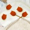 Tulip Multicolor Anti-Slip Knitting Needle Stoppers & Caps