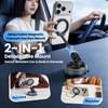 Dropshipping Suppliers Magnet N54 Finger Ring Holder Detachable Mount  Rotation 2 In1 Car Vacuum for Car Window Suction Cup A20