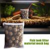 2Pcs Aquarium Filter Media Bags Fish Tank Filter Mesh Bag with Zipper for