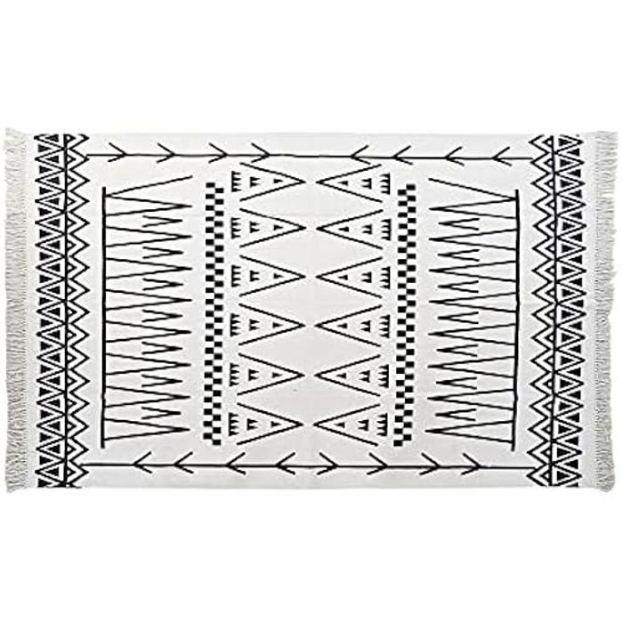 Tapis - DKD Home Decor - Standard - Blanc Et Noir - 120x180 Cm - Moderne