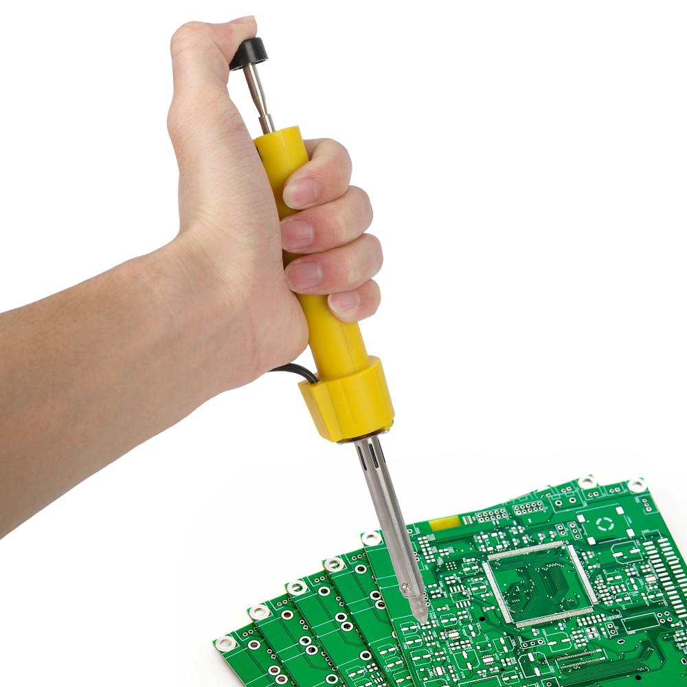 Вилка ЕС 220 В 30 Вт Электрический паяльник Электрический паяльник Сварочное оборудование Прецизионный сварочный инструмент Оловоотсос 2-в-1 Ручной инструмент