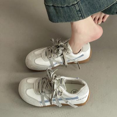 Универсальное сочетание цветов, удобная пара шнурков, спортивная и повседневная обувь для скейтборда, женская летняя мода, ретро, на плоской подошве, дышащая, Germa