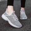 Spring New Travel Shoes Running Shoes Women's Flying Woven Breathable Sports Fitness Lightweight Casual Shoes